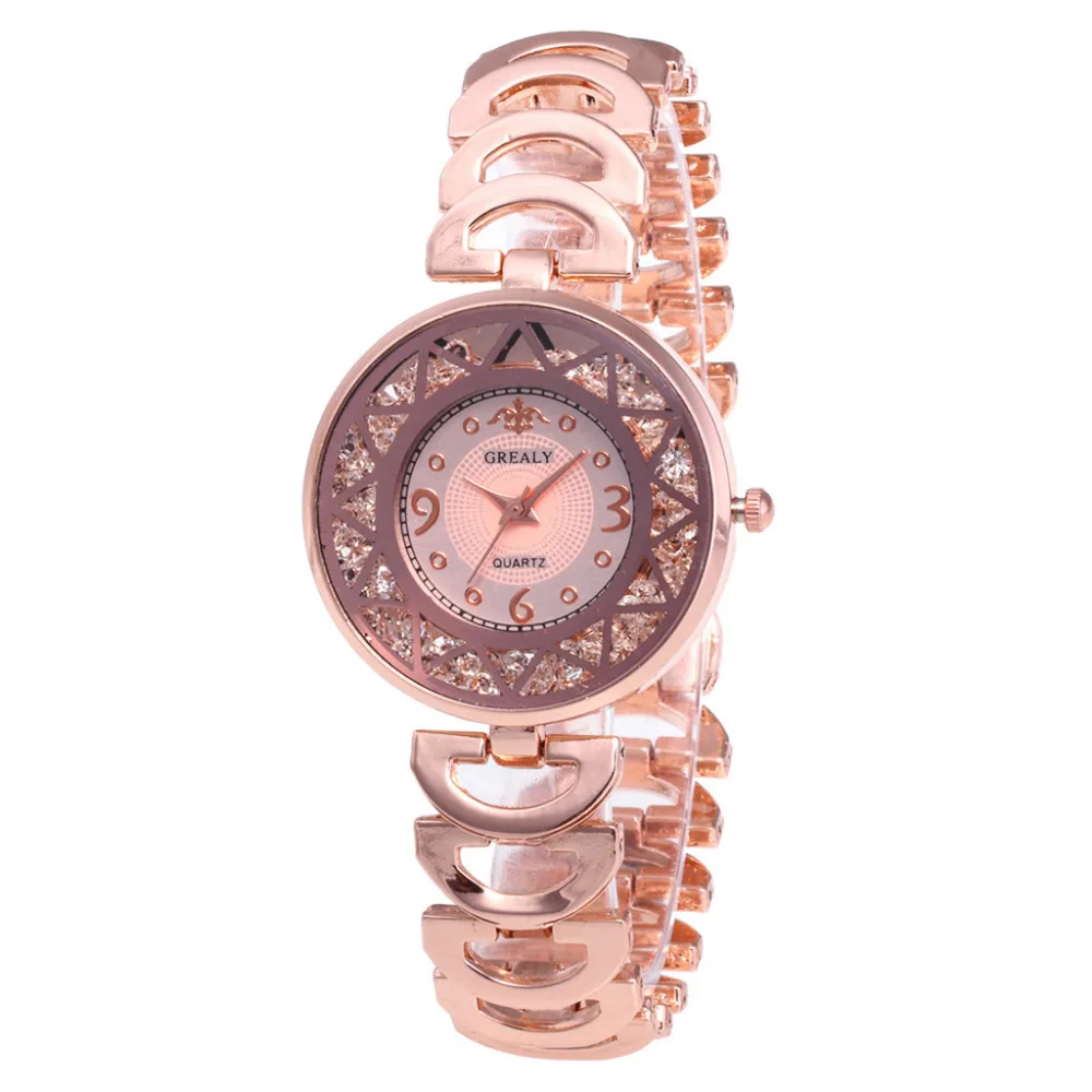 

Hot Top Brand Fashion Ladies Watches Stainless Steel Strap Female Quartz Watch Women Casual Quicksand Design Watch Reloj Mujer#W