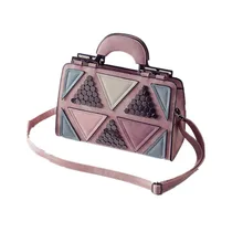 2016 High Quality Leather Crossbody Messenger Bags for Women Luxury Handbags Famous Brand Designer Rivet Shoulder Bag Tote Bolsa