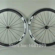 Новое поступление OEM 700C дорожный велосипед 50 мм клинчерные диски 3 K Углеродные велосипедные колесные с Алюминиевая Рабочая поверхность тормоза aero спицы