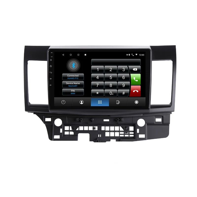 Top 10.1" 4G RAM 8 cores Android Car DVD GPS Navigation For MITSUBISHI LANCER 2008 2009-2016 audio stereo car radio headunit wifi 2