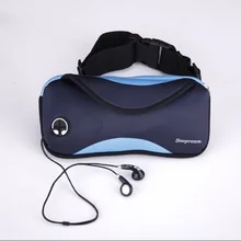 2018 new  waist packs black neoprene waterproof fanny pack pillow belt waist bag fanny pack for women wallet money belt bag men 