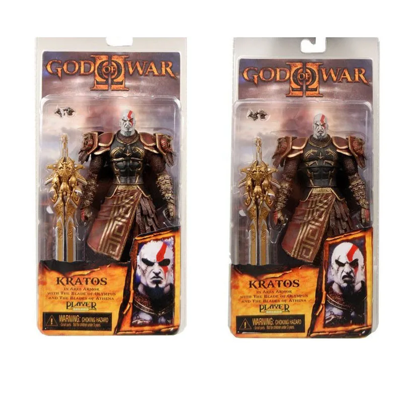 High Quality Neca Toys God Of War 2 Ii Kratos In Ares Armor W Blades 18cm Pvc Action Toy Figures Doll Chritmas Gift Retail God Of War 2 God Of Wartoy Figure Aliexpress