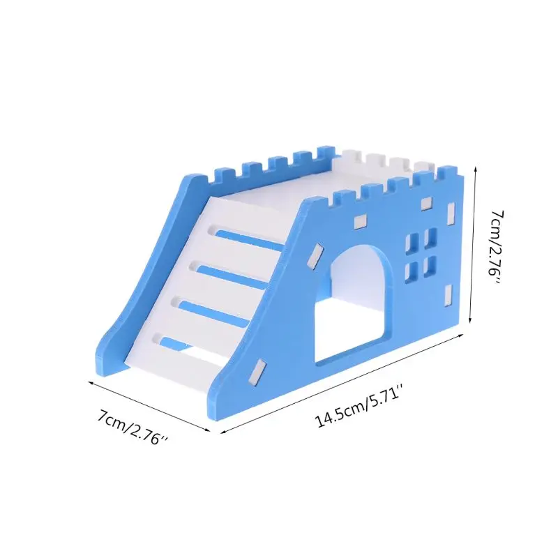 Деревянный дом для домашних животных лестница для хомяка смотровая колода Ежик игрушечный замок хомяк подъем Гнездо дом