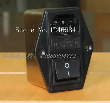 

[SA]AC power outlet CANNY WELL triple double seat belt switch power supply filter CW2C-06A-T--5pcs/lot