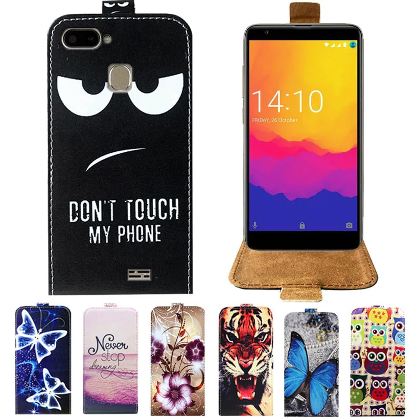 

For Prestigio Muze G5 LTE H5 LTE Case Newest Cartoon PU Leather Print Flip Case Cover 5.2" Up Down Phone Case