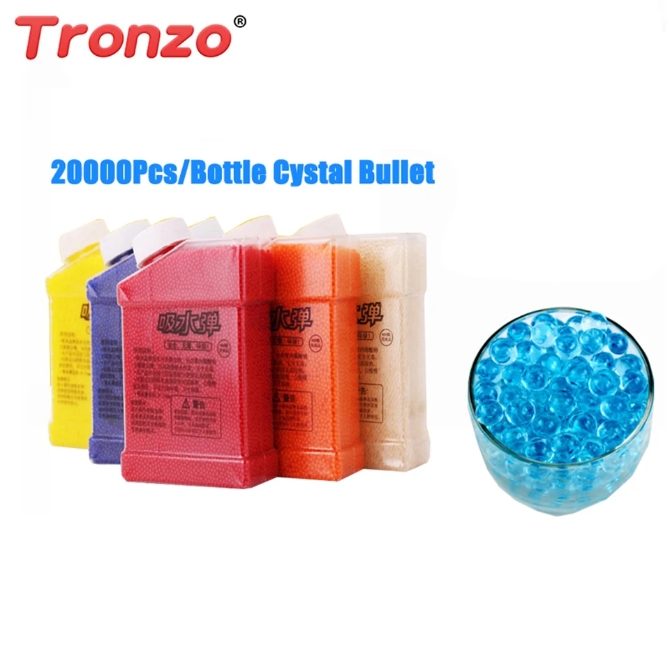 Buy Tronzo 9 11mm 20000Pcs/Bottle Soft Crystal Bullet Water Paintball Gun