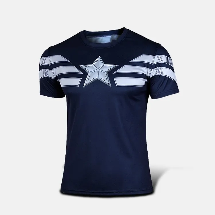 Short Iron Man Jersey Captain America Shirt Sz S-3XL Spider-Homme Maillot de Cyclisme