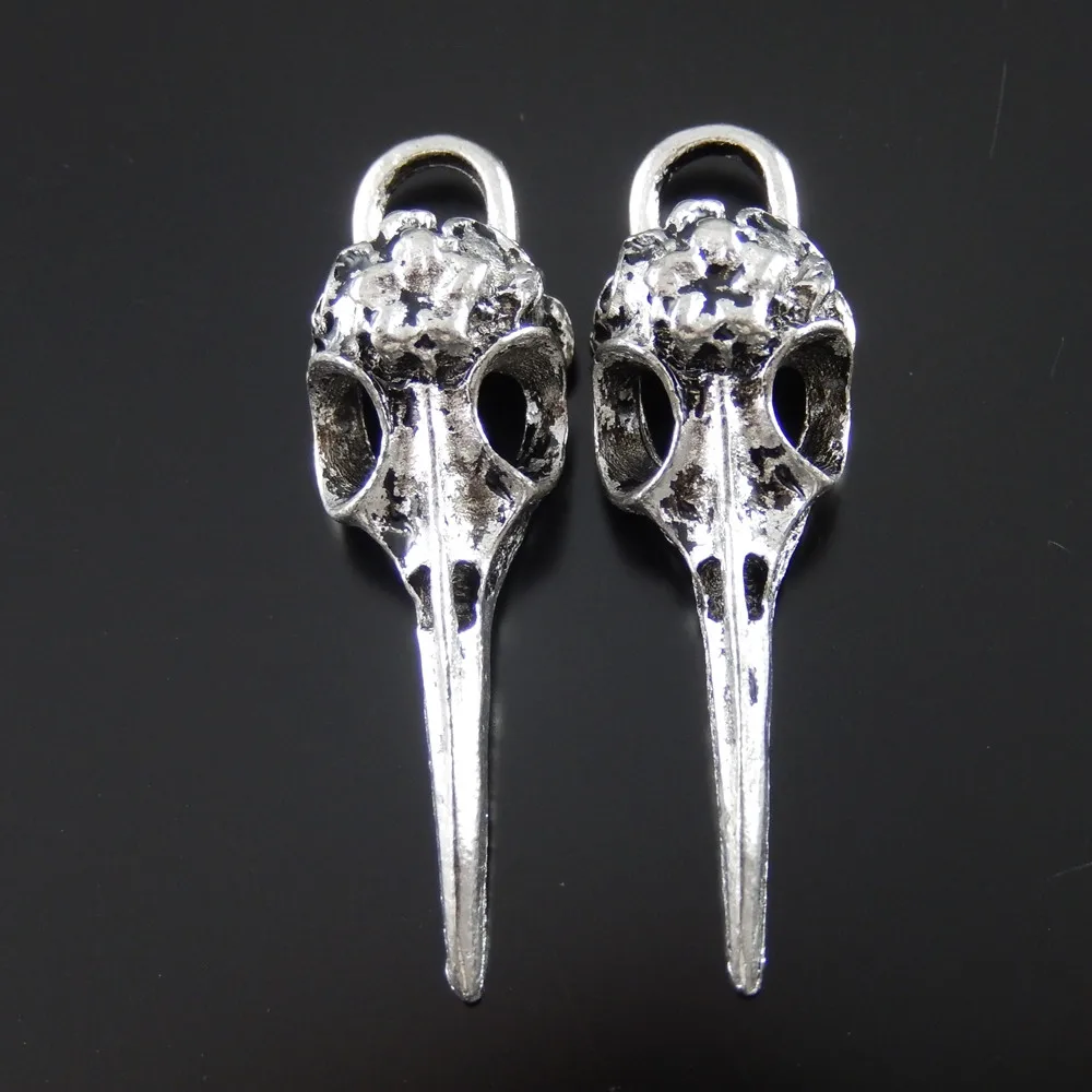 Подвеска для ожерелья в виде птицы клюва черепа цветка 10 цветов|charm brass|pendant framependant