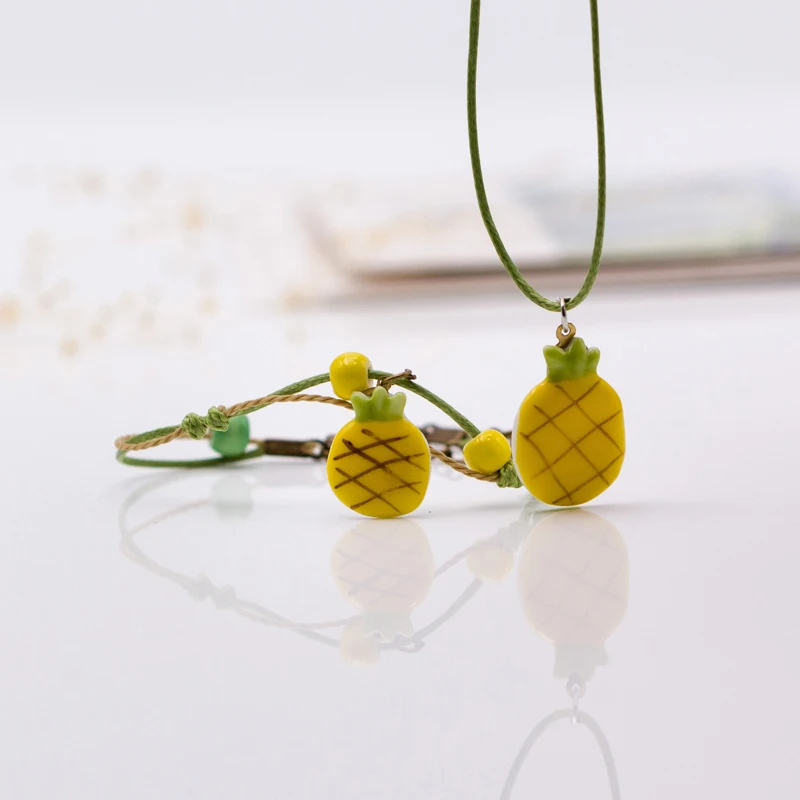 DIY керамическая Модные женские украшения колье подвески vntaget ожерелья для женщин