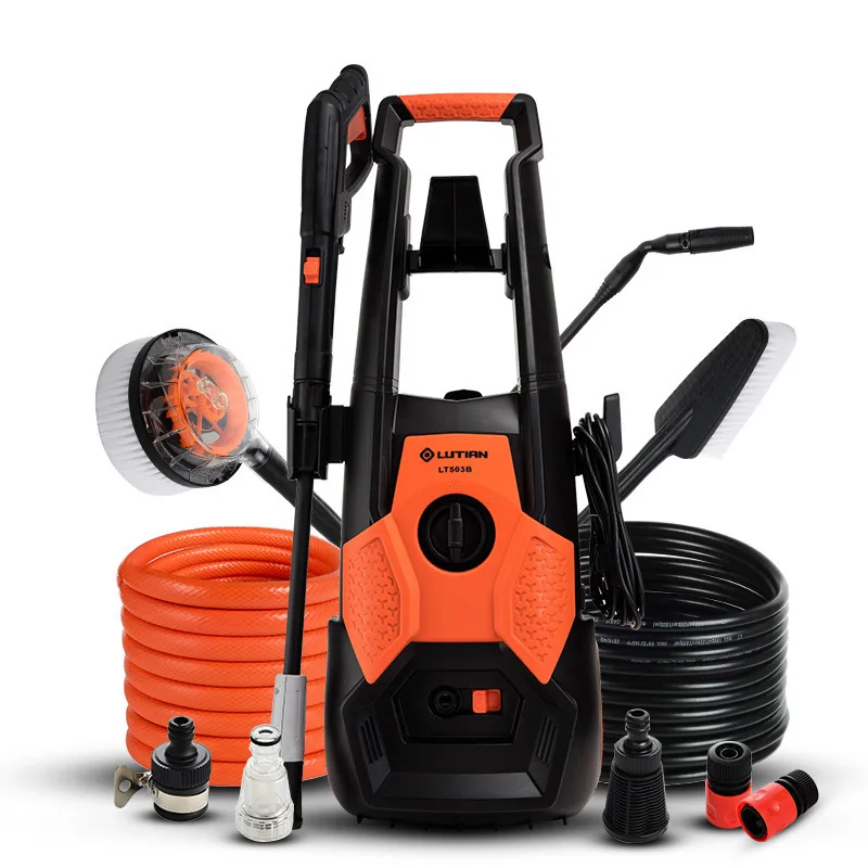Lutian Series Motor High Pressure Pump Car Wash Machine Portable Car
