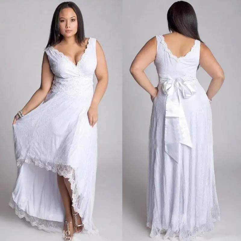 vestido noiva curto plus size