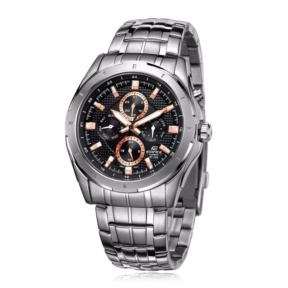 Casio edifice часы цифровые часы мужчин водонепроницаемые бизнес таблица relogio masculino часы ef-328d