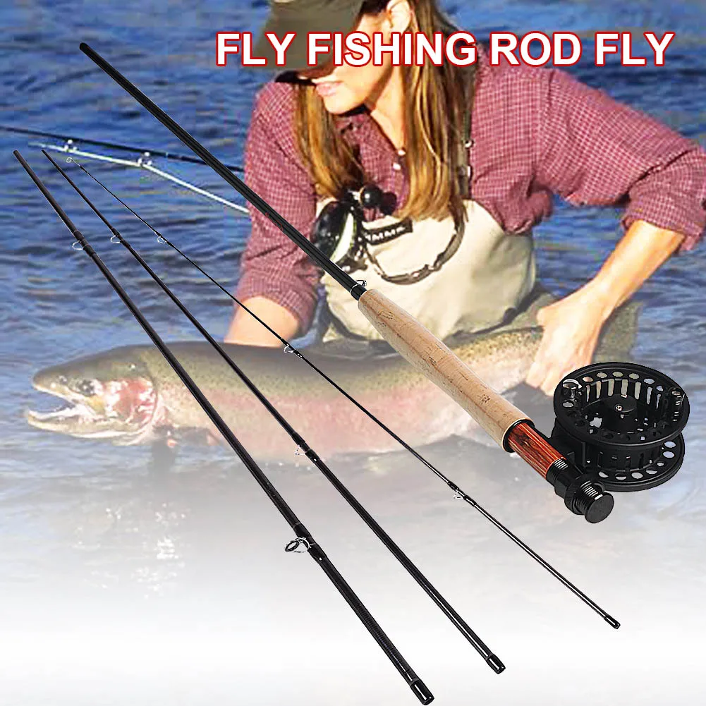 

2.7M #5/6 Fly Fishing Rods Carbon Fiber Pole Fly Fishing Ultra-light Durable Pole 3 Color Optional Fishing Rod B2Cshop