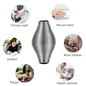 

Stress Relief Sports Hand Grip Spring Grips Finger Exercise Metal Grip Toys Stress Reliver Antistress Toy For children Adults