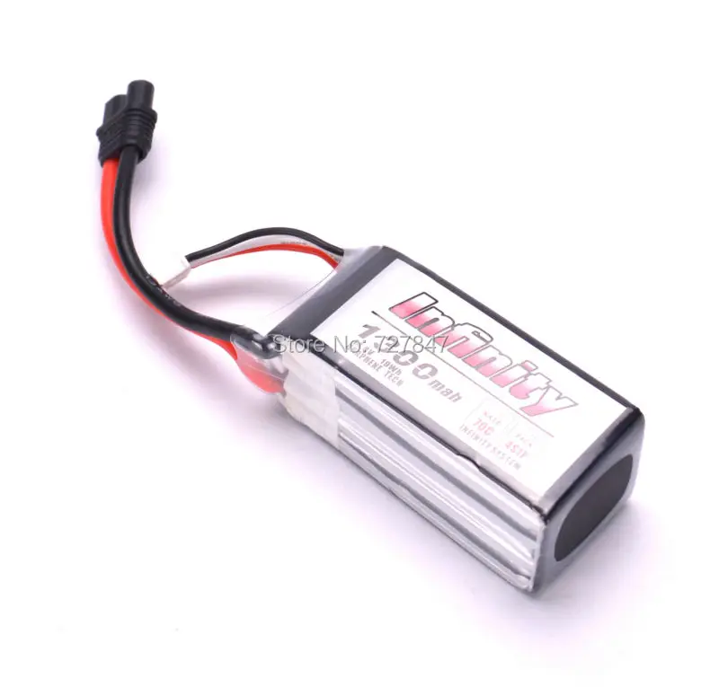 

Rechargeable Lipo Battery For Infinity 4S 14.8V 1300mAh 70C Graphene LiPo Battery Support 15C Boosting Charge RC Quadcopter