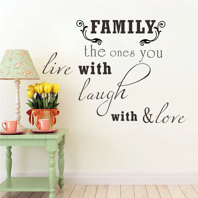 Tekst Muursticker De Letters Familie Liefde Woonkamer TV Achtergrond ... Tekst Muursticker De Letters Familie Liefde Woonkamer TV Achtergrond ...
