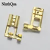 50pcs Copper 6.3 Crimp Terminal 6.3mm Flag Type Uninsulated Spring Connector Right Angle Female Cold Terminal  ► Photo 1/6