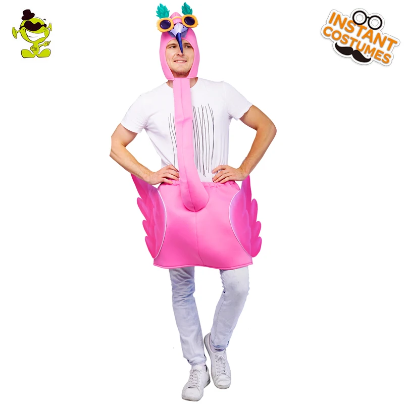 Purim Party Unisex Pink Flamingo Costume Fancy Dress Cute Pink Flamingo One Size Cosplay Carnival Party Adult Men's&Women's Purim Party Unisex Pink Flamingo Costume Fancy Dress Cute Pink Flamingo One Size Cosplay Carnival Party Adult Men's&Women's