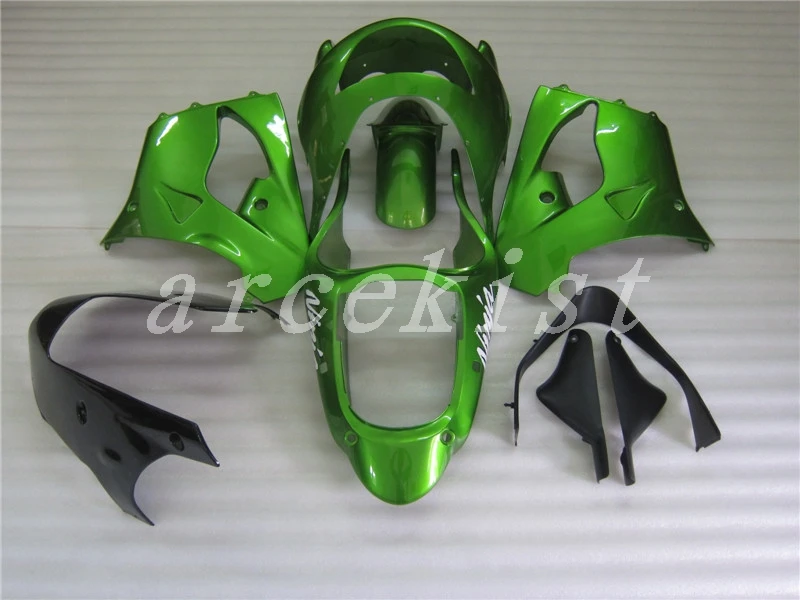 3 Подарки мотоциклетный обтекатель abs комплект подходит для Kawasaki ninj ZX9R 1998 1999 98 99 9r Обтекатели custom зеленый глянцевый
