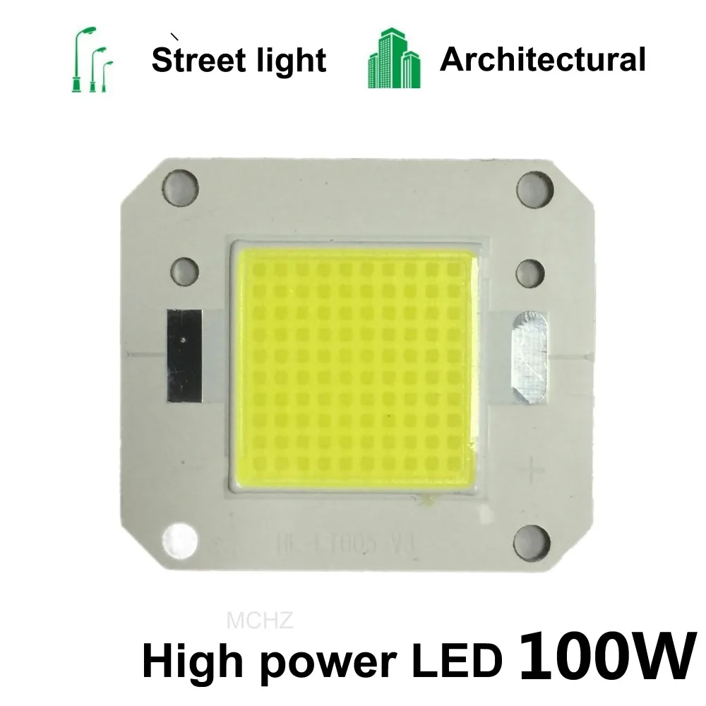 

1Pcs 100W LED light Chip DC 28V 30V 32V 34V 36V High Power COB Integrated Diode LED lamp Chip light Beads DIY Floodlight
