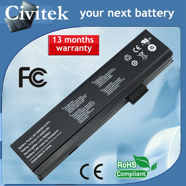 

laptop battery for Fujitsu Amilo Pi1505 1510 Li 1818 Uniwill L50 L50-3S4400