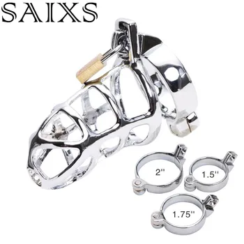 Chastity Belt Male Chastity device Cock Cage Sex Toys for Men Penis Lock Bandage Drop Shipping 1