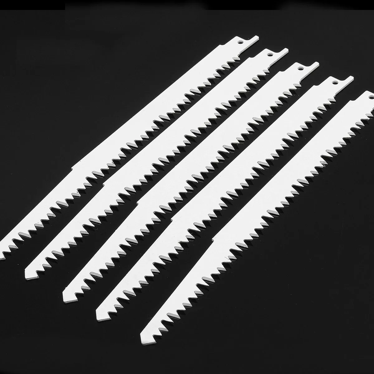 

5pcs High Carbon Steel Reciprocating Wood Scroll Saw Blades 240mm Sabre For Makita for Wood with Nails Wood Plywood Plastic