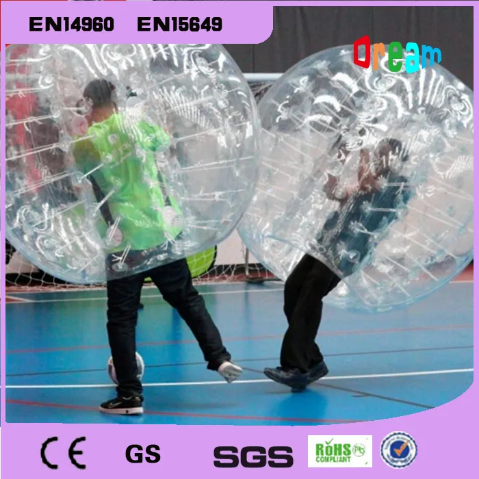 

Free Shipping 1.5m Inflatable Bubble Football Human Hamster Ball Loopy Bumper Body Suit Bubble Soccer Zorb Ball