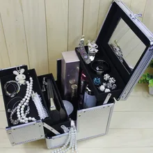 Косметичка большая портативная Косметичка женская сумочка для косметики органайзер для путешествий Сумки для ювелирных изделий