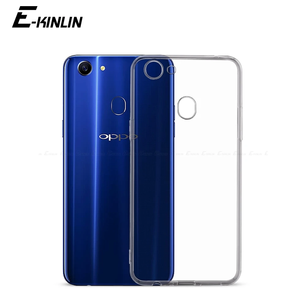 Ultra Thin font b Slim b font Clear Soft Protective TPU Case For Oppo F9 Pro