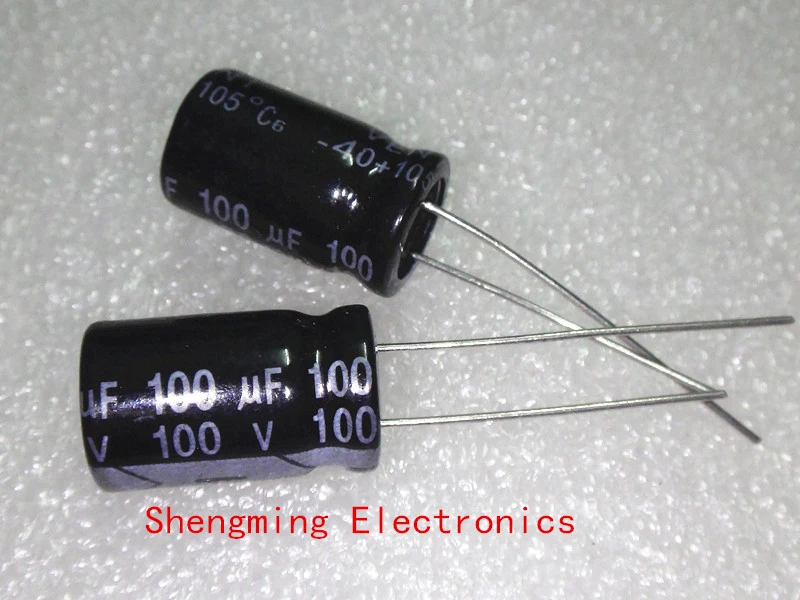 100uF 100V Electrolytic Capacitor 105C 
