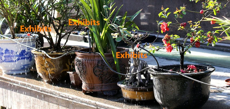 10m/20m/40m Watering Hose 4/7 mm Garden Drip Pipe PVC Hose Irrigation System Watering Systems for Greenhouses