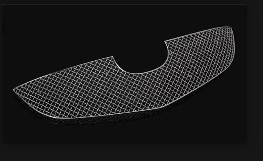 Нержавеющая сталь Хром передний центральный решетка отделка вокруг крышки решетки для гоночных автомобилей MAZDA CX5 2012- 1 порошковое покрытие наружная стайлинга автомобилей