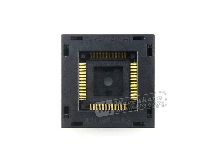 Yamaichi IC тестовая розетка адаптер IC201-1004-008 0 5 мм Шаг QFP100 TQFP100 FQFP100 PQFP100 упаковка