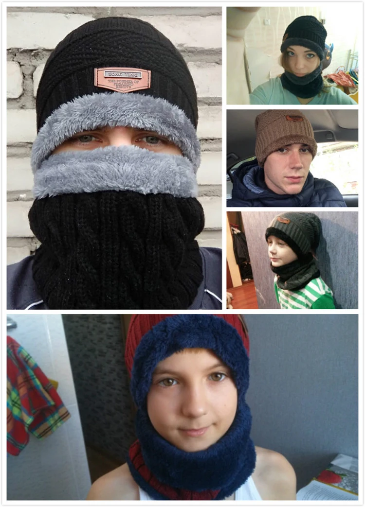MLTBB, мужская шапка, шарф, набор, зимние вязаные шапочки, Skullies, шарфы для мужчин, зимние комплекты, мужские толстые хлопковые теплые зимние шапки, шарф
