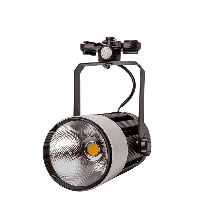 

Qyartistry Free Shipping High Quality LED Track Light 30W 40W 50W COB Track Light 2-Wire Connector 220V LED Track Lighting