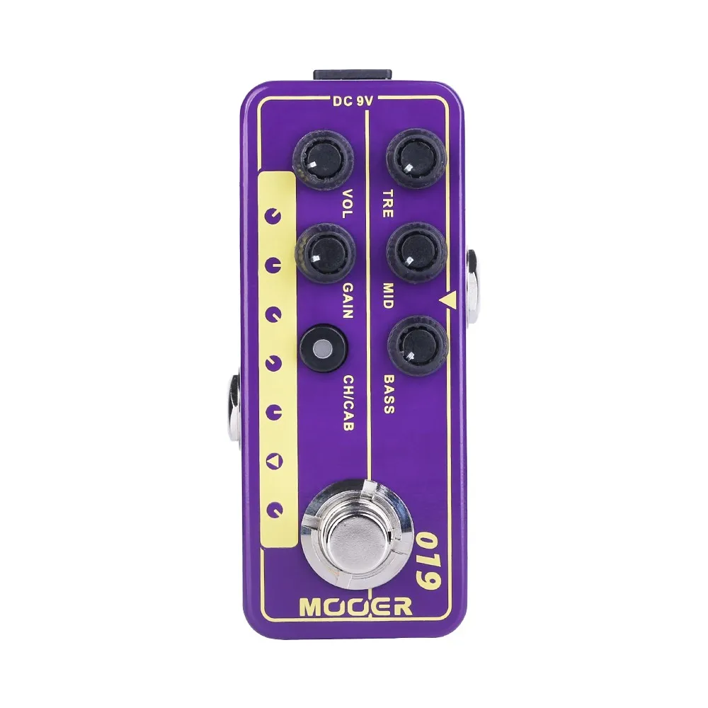 MOOER 019 UK Gold PLX Guitar Pedal Digital Micro Preamp Processor MOOER 019 UK Gold PLX Guitar Pedal Digital Micro Preamp Processor