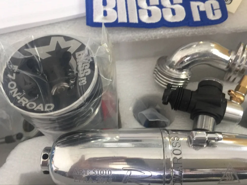 BlissRC F7 21CC на дороге двигатель с Novarossi настроенная труба