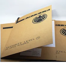 Агенты Щ. И. Т. Аниме косплей карманный крафт-бумага папка для документов хэллоуин косплей папка для документов подарок 6 шт