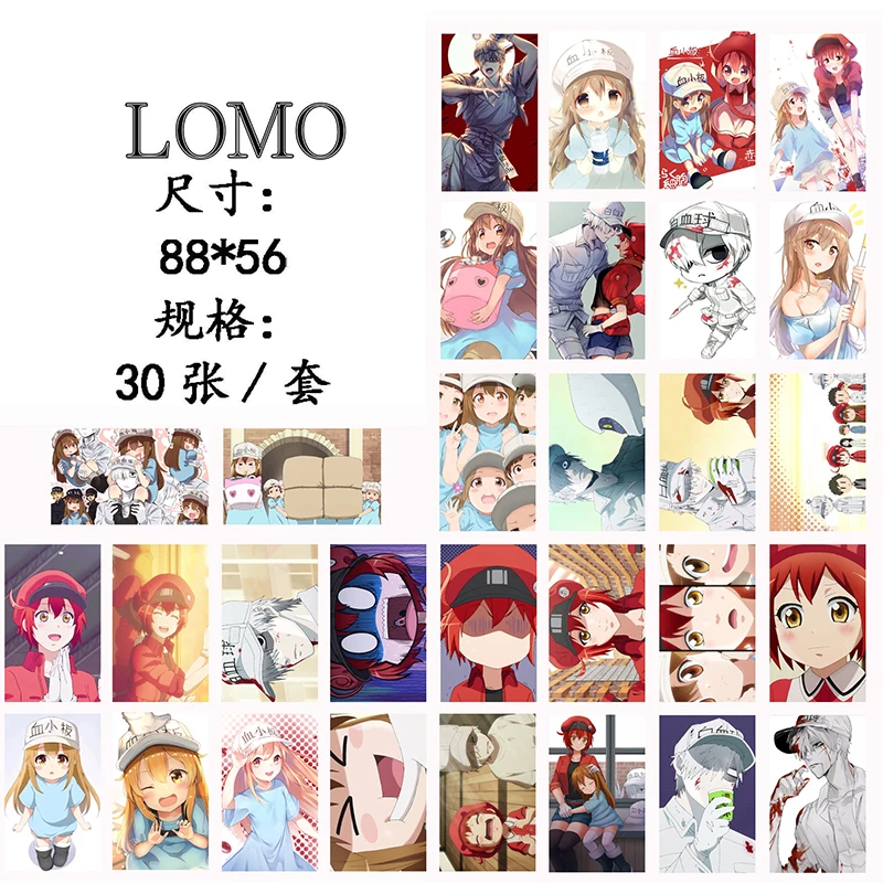 30Pcs/set Cartoon Natsume Yuujinchou Lomo Cards Postcards Decoration Self Made Photo Picture Cards Fan Gift Decoration Supplies