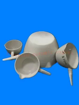 

a ceramic Crucible with handle / Corundum evaporates dish /Hemispherical evaporative dish/ capacity=1000ml
