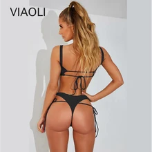 5 цветов, сексуальные бикини, женский купальник, летний, высокая талия, стринги, бандаж, купальники, Холтер, топ, пуш-ап, бикини, набор, купальники, Новинка