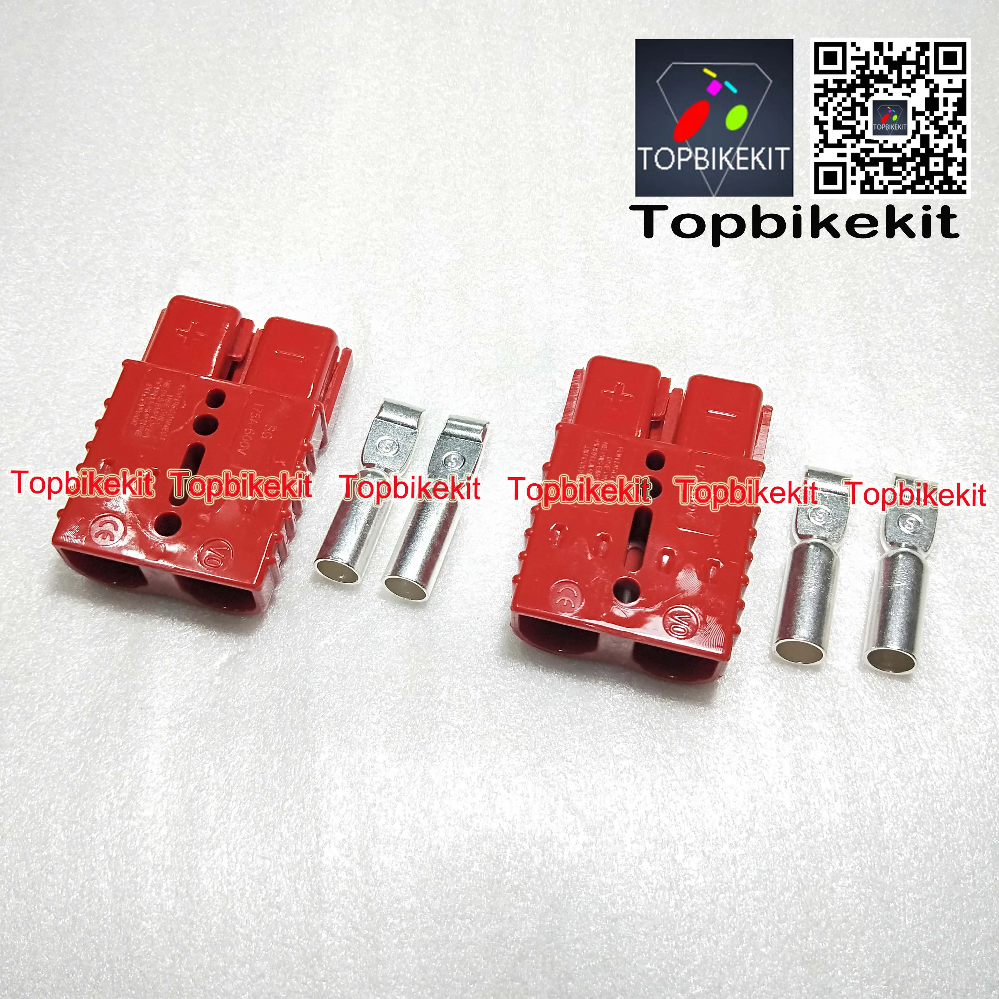 

Anderso 175A 600V double connector/ Power connector plug for Charger connector Battery Plug Red