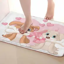 Собачий Стиль Коврик для ванной комнаты, смешной Противоскользящий коврик для ванной, занавески для душа аксессуары, соответствующие вашей душевой занавеске