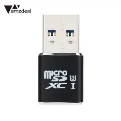 Amzdeal USB 3.0 Mini Micro SD SDXC Алюминий сплав картридер разъем адаптера