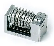 Stickers numbering machine 4 -9-digit Gothic font |
