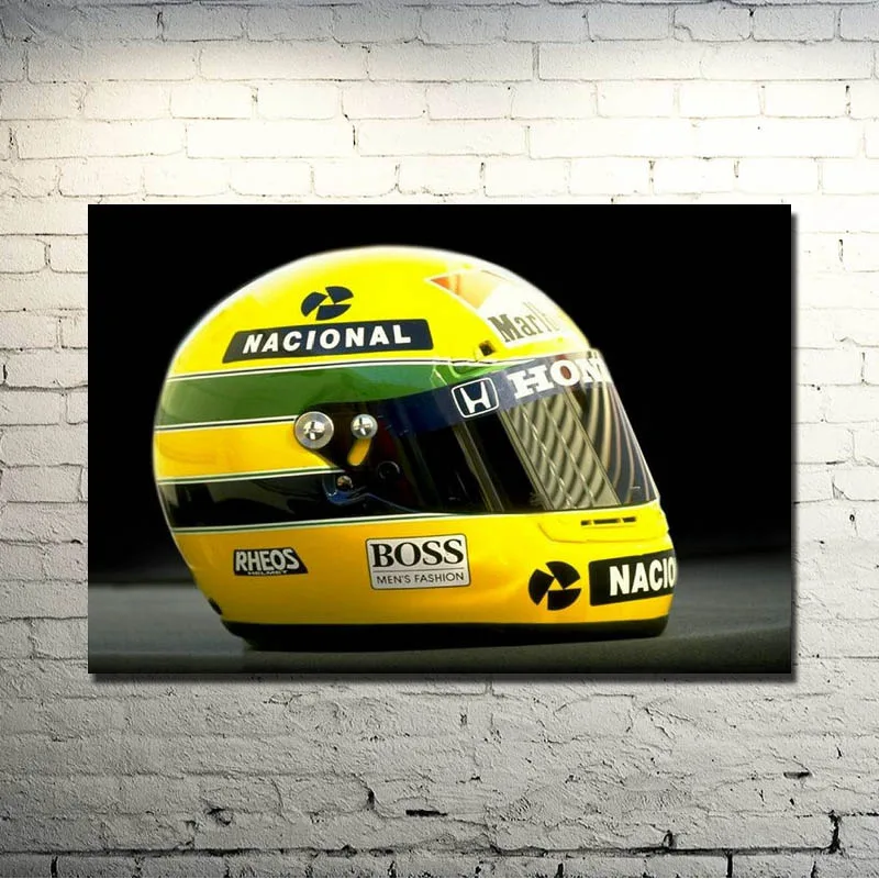 

Ayrton Senna da Silva F1 Racer Art Silk Poster Print 13x20 inches Sports Pictures For Living Room Decor 003