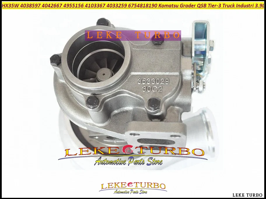 Turbo HX35W 4038597 4042667 4955156 4103367 4033259 6754818190 For Komatsu Grader QSB Tier-3 Truck Industrial Cummins Tier3 3.9L  (2)