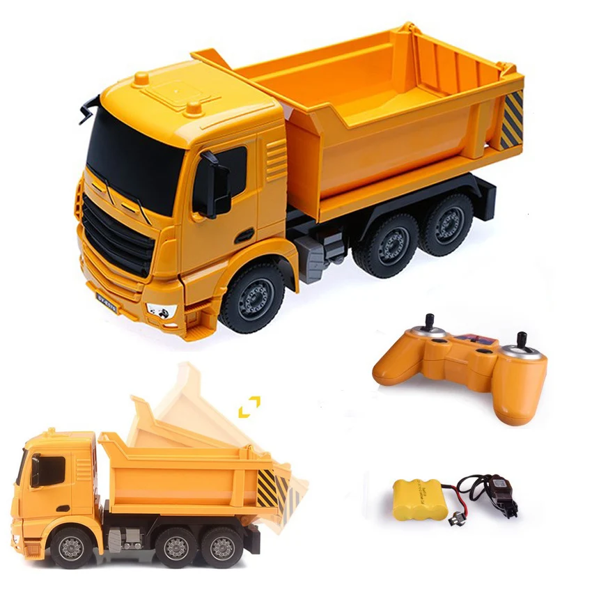 2 4G 6CH Rc грузовик Реалистичная машина игрушки пульт дистанционного управления