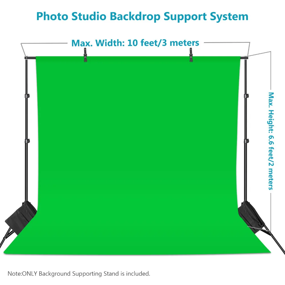 Neewer 6,5x10 футов/2x3 метра фоновая подставка для портретной съемки, фото-и видеосъемки